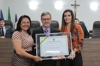 Câmara Municipal de Anápolis conferiu o Título de cidadania ao Dr. Sérgio Godoy por iniciativa da vereadora Thaís Souza