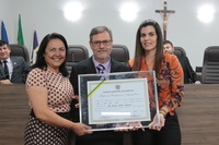 Câmara Municipal de Anápolis conferiu o Título de cidadania ao Dr. Sérgio Godoy por iniciativa da vereadora Thaís Souza