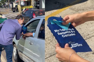 Ação educativa promovida por Alex Martins une sustentabilidade, trânsito seguro e mobilidade urbana