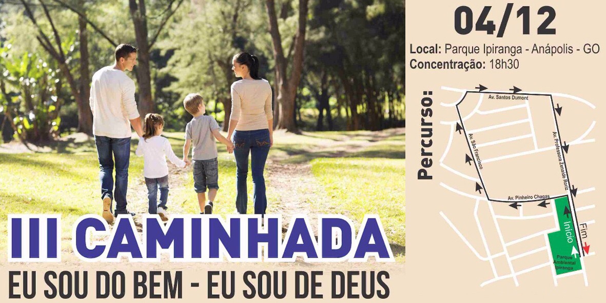 Amilton Filho garante apoio da Câmara Municipal para a III Caminhada “Eu sou do bem - Eu sou de Deus”, promovida pela Cruzada pela Dignidade