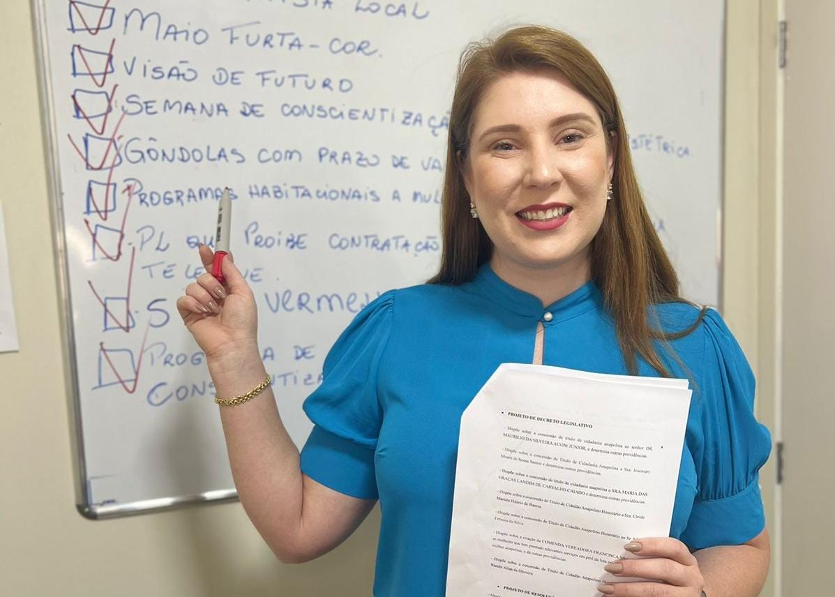 Andreia chega aos dois anos e meio de mandato com recorde de leis aprovadas