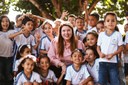 Andreia Rezende consegue parceria para destinar recursos para a educação Andreia Rezende consegue parceria para destinar recursos para a educação