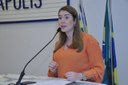 Andreia Rezende cumprimenta Mesa Diretora pela promulgação de projeto de sua iniciativa que resguarda direitos do consumidor