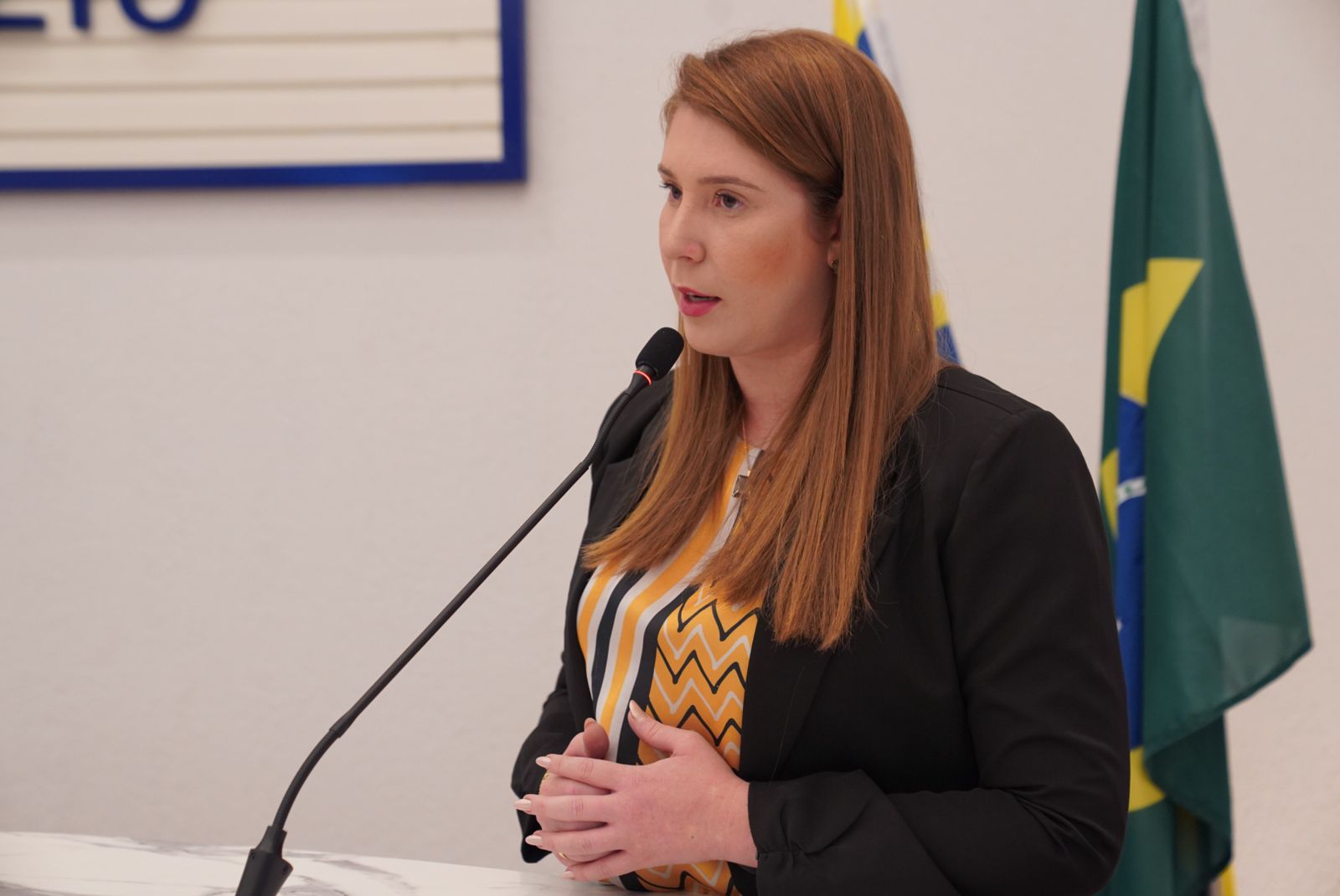 Andreia Rezende destaca conquistas: Hospital da Mulher e casa de passagem para mulheres vítimas de violência 
