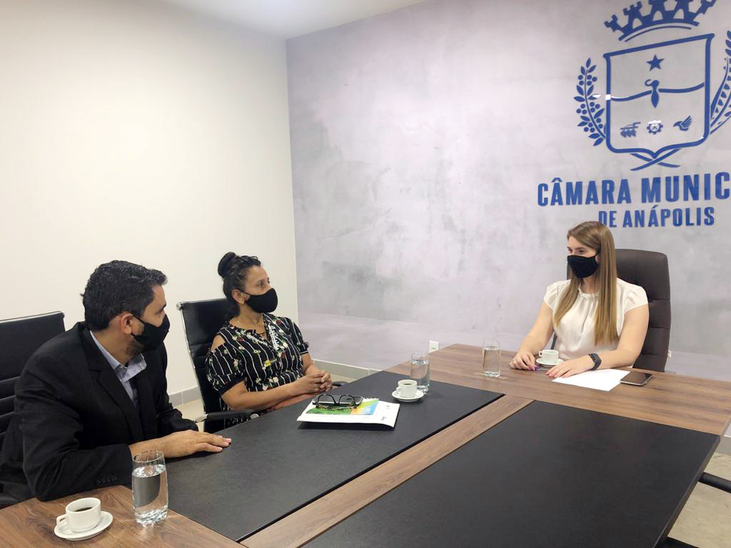 Andreia Rezende é consultada por vereadores de Montividiu (GO) sobre projetos de sua iniciativa
