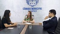 Andreia Rezende recebe representantes da Comissão de Direito Imobiliário e Urbanístico da OAB