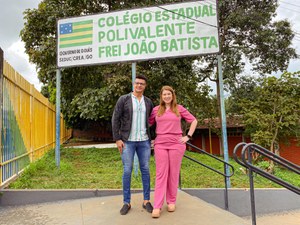 Andreia Rezende reforça seu compromisso com a educação e visita escolas da cidade