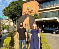 Andreia Rezende visita a Câmara Municipal de Belo Horizonte