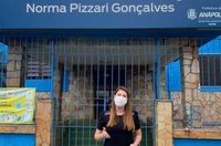 Andreia Rezende visita hospital para ter informações sobre taxa de ocupação de leitos de UTIs