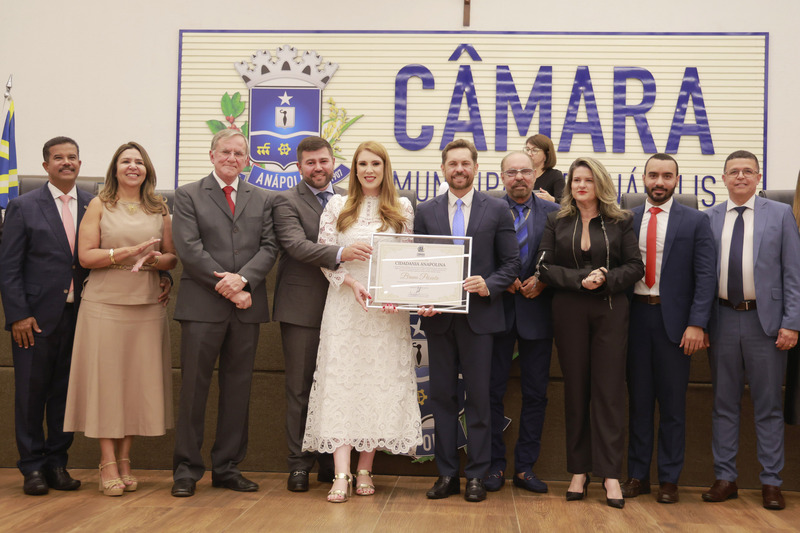 Assembleia celebra 118 anos de Anápolis e presidente Bruno Peixoto recebe título de cidadão