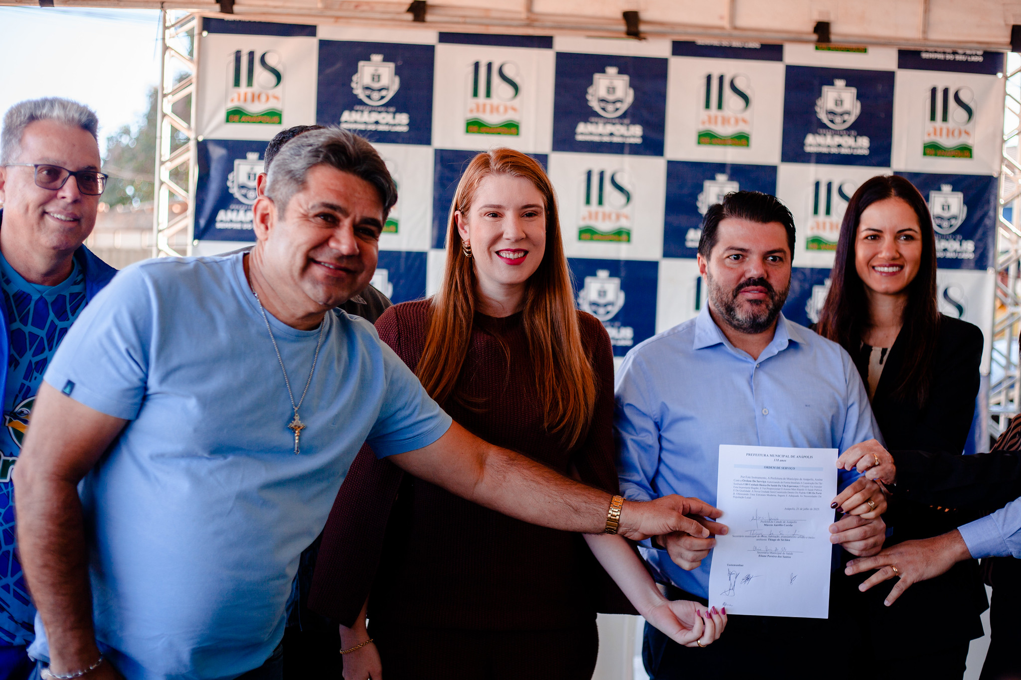 Câmara assina ordem de serviço para início da construção da UBS da Vila Esperança