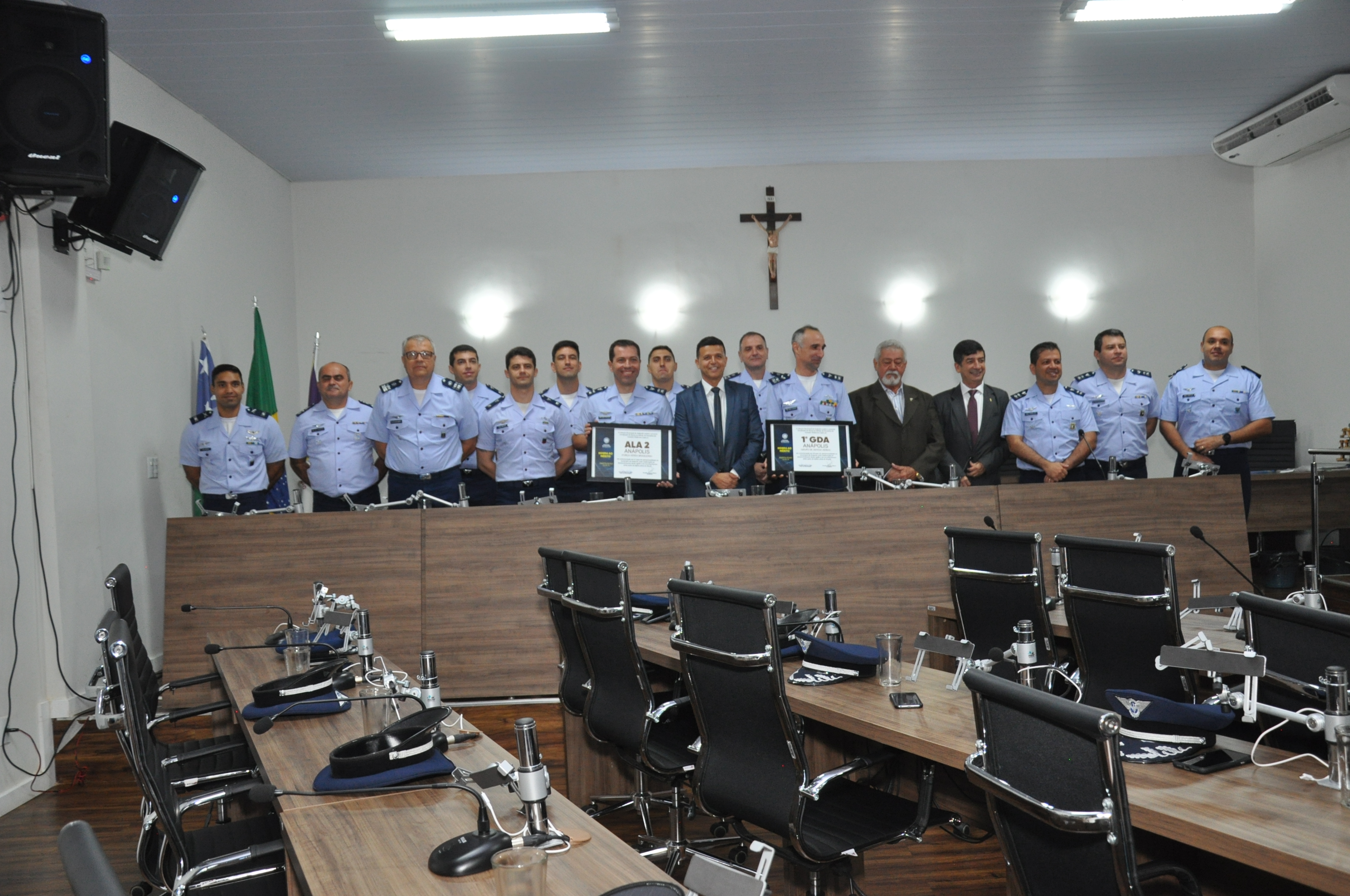 Câmara comemora os 47 anos da ALA 2 e 40 anos do GDA