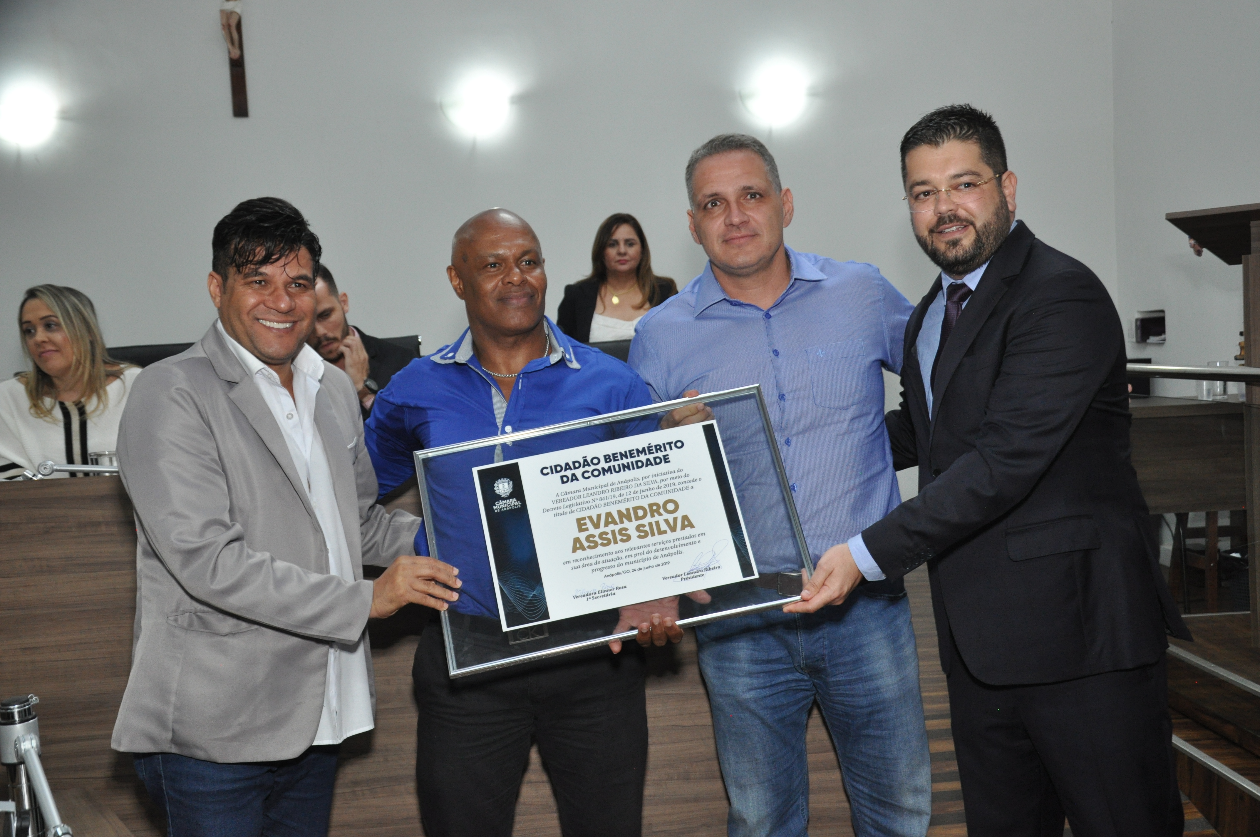 Câmara concede título de cidadão benemérito ao capoeirista Evandro Assis Silva, o Zulu