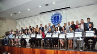 Câmara confere Medalha Gérson Pereira de Araújo em homenagem ao servidor público