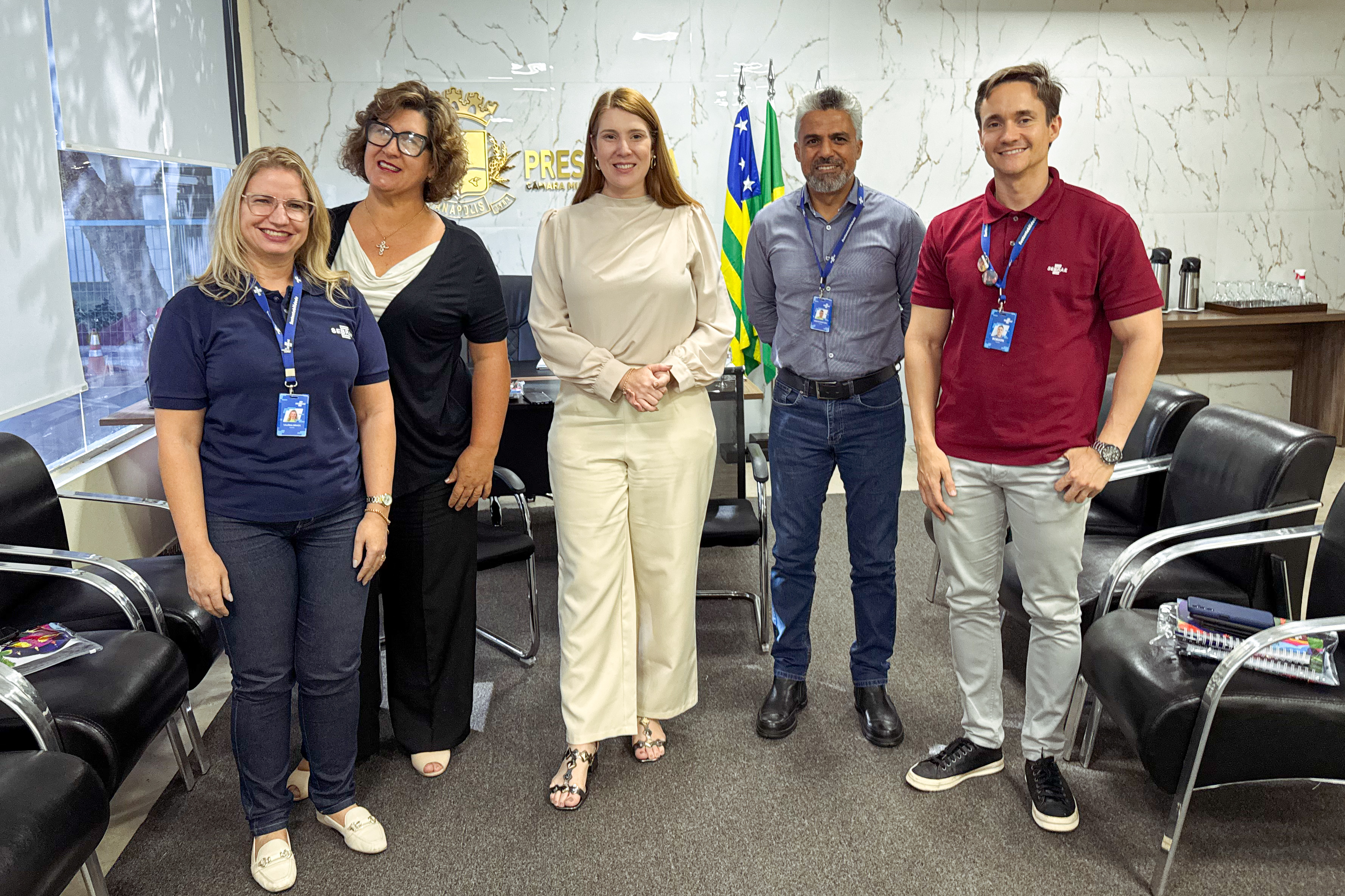 Câmara de Anápolis e Sebrae iniciam tratativas para parceria com a Escola do Legislativo