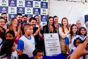 Câmara participa da entrega de reforma e ampliação de escola em Interlândia e entrega da Merenda Nota 10