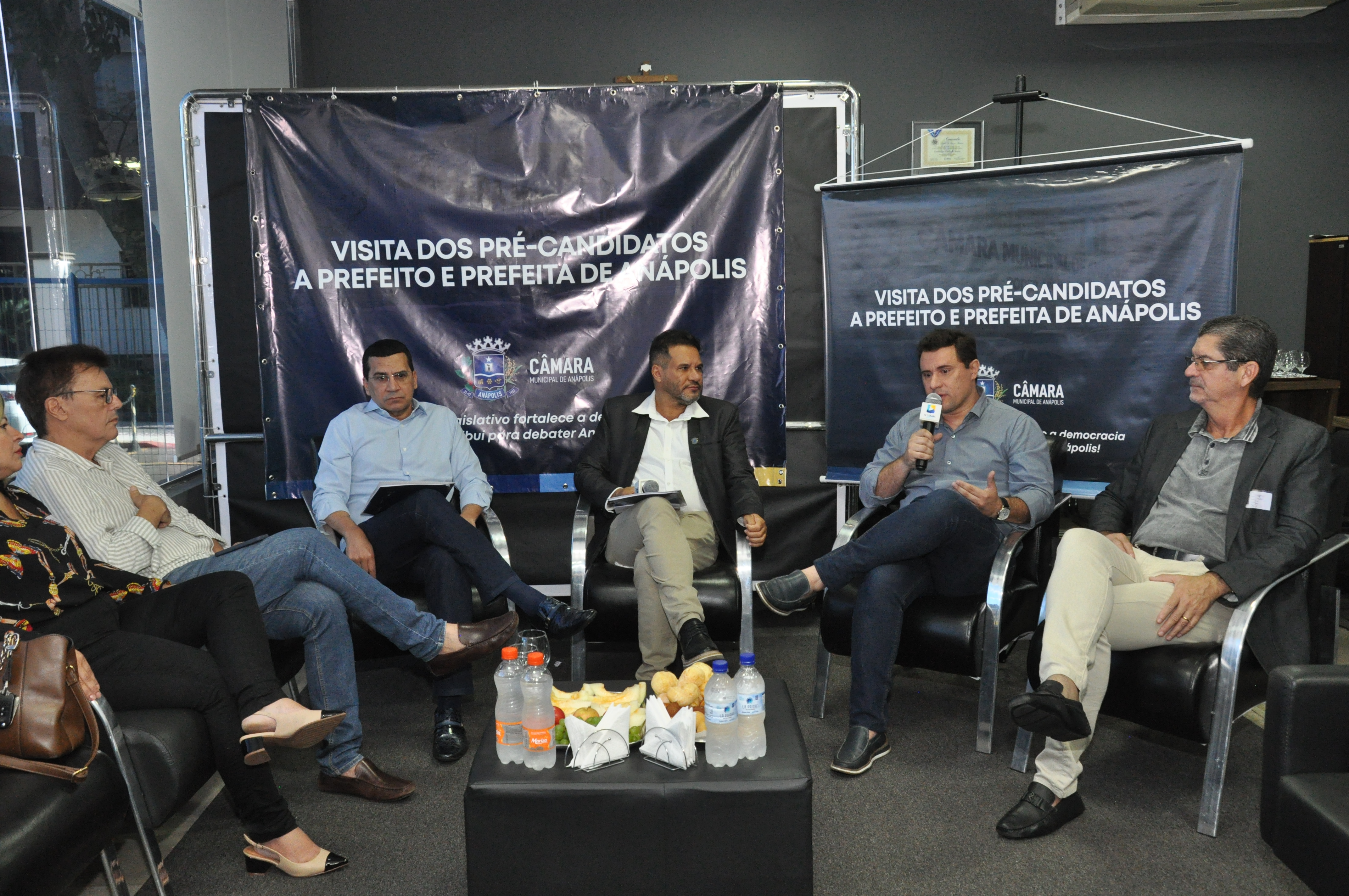 Câmara de Anápolis recebe os dois pré-candidatos da federação PSDB-Cidadania