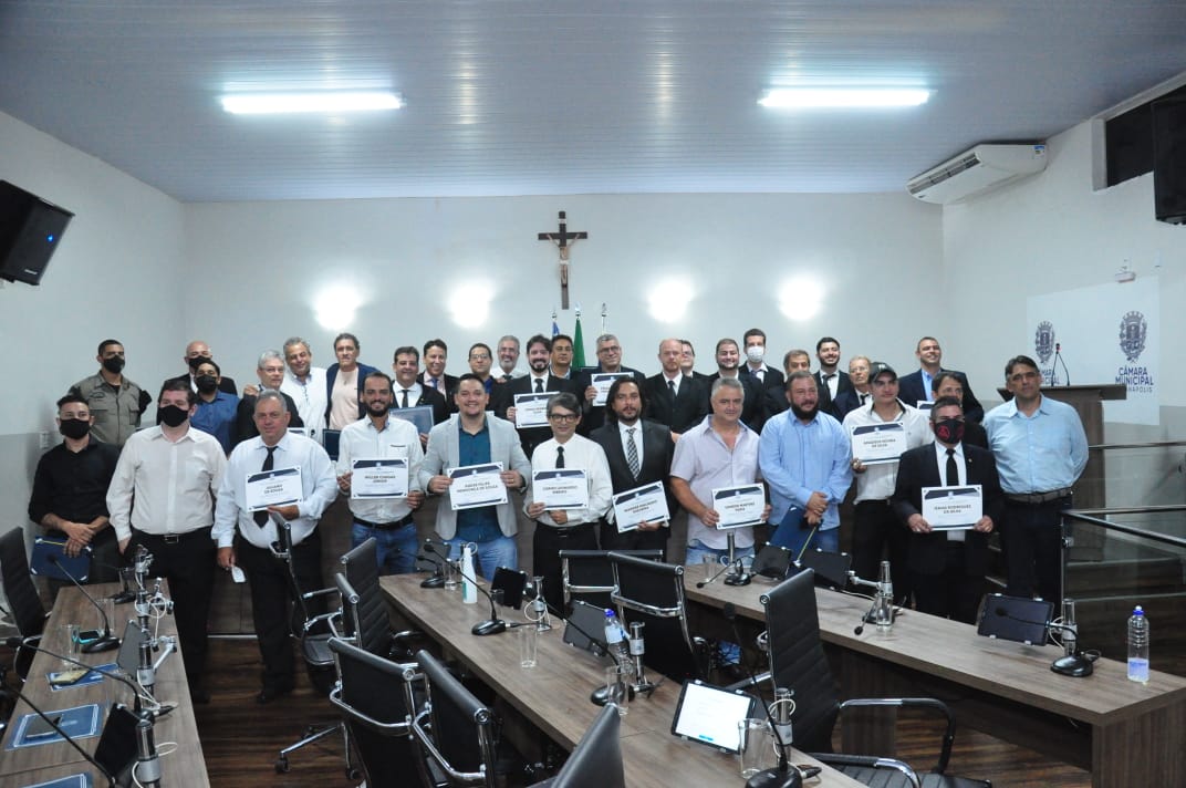 Câmara entrega Moção de Aplauso a Ordem Demolay