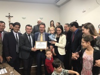 Câmara entrega Moção de Aplauso ao empresário Francisco Pontes, por atuação no Governo de Goiás