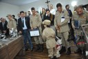 Câmara entrega Moção de Aplauso aos bombeiros que atuaram na tragédia de Petrópolis