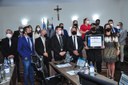 Câmara entrega título de cidadania anapolina ao capitão da PM Vilmar Pinto Ribeiro Câmara entrega título de cidadania anapolina ao capitão da PM Vilmar Pinto Ribeiro