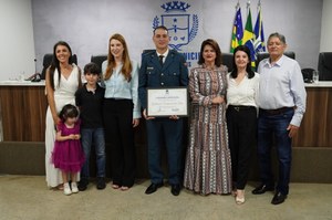 Câmara Municipal concede título de cidadania anapolina ao 3º Sargento do Corpo de Bombeiros Guilherme Scaramazzi