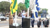 Câmara  participa da cerimônia de hasteamento das bandeiras na celebração dos 199 anos de Independência do Brasil