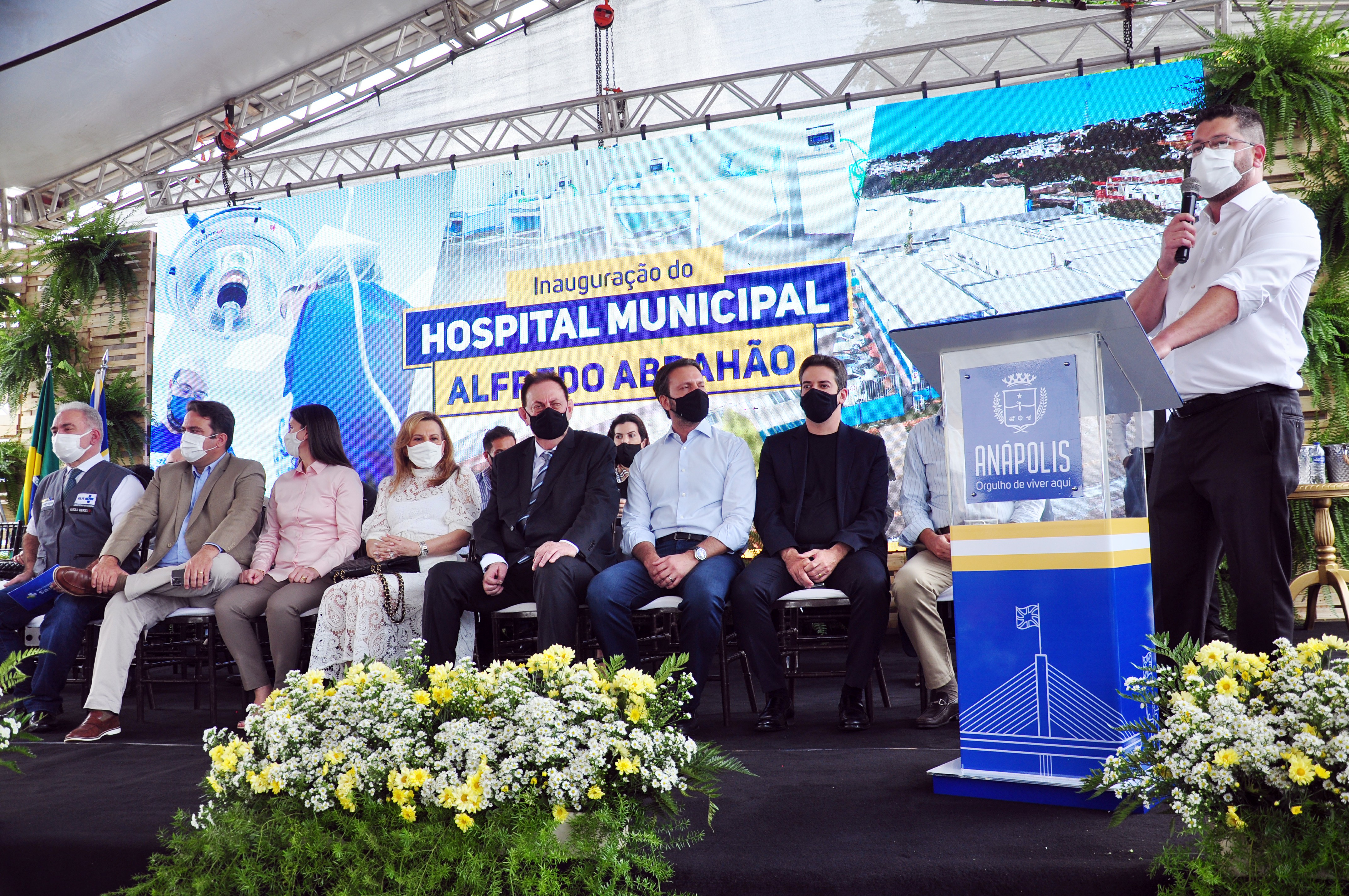 Câmara participa da inauguração do Hospital Municipal Alfredo Abrahão; em 2020 vereadores liberaram R$ 3,6 mi para auxiliar na construção da unidade