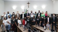 Câmara, por iniciativa de Domingos Paula, concede título de cidadania a presidente da Cufa Goiás