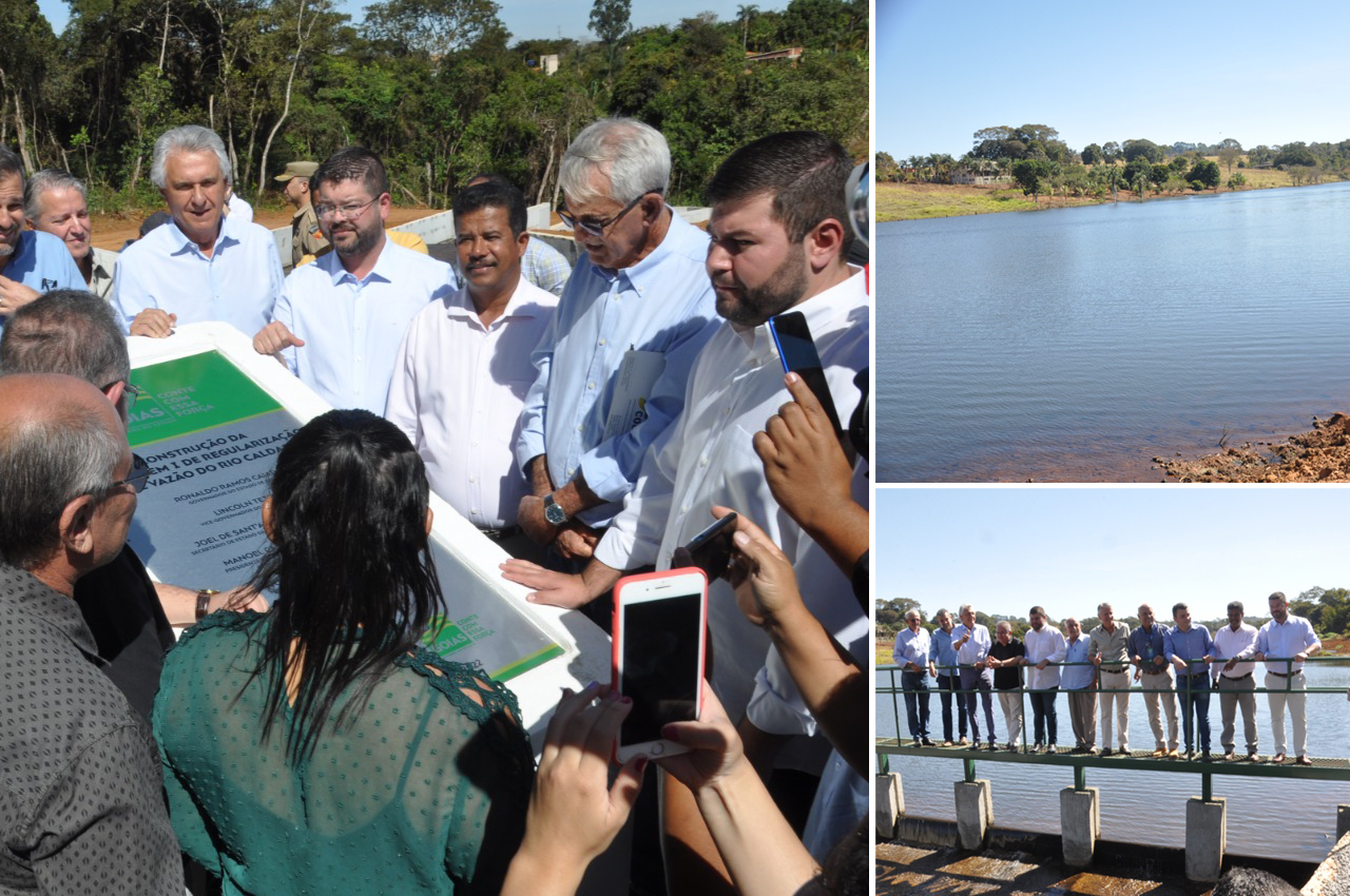 Câmara participa de inauguração de barragem que garantirá segurança hídrica ao Daia e na assinatura de novas obras