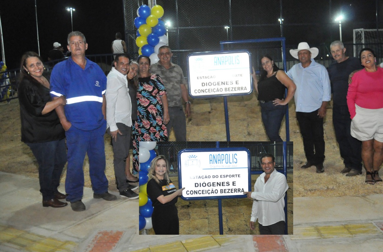 Câmara presente na inauguração da Estação de Esportes Diógenes e Conceição Bezerra, no Jardim Alvorada