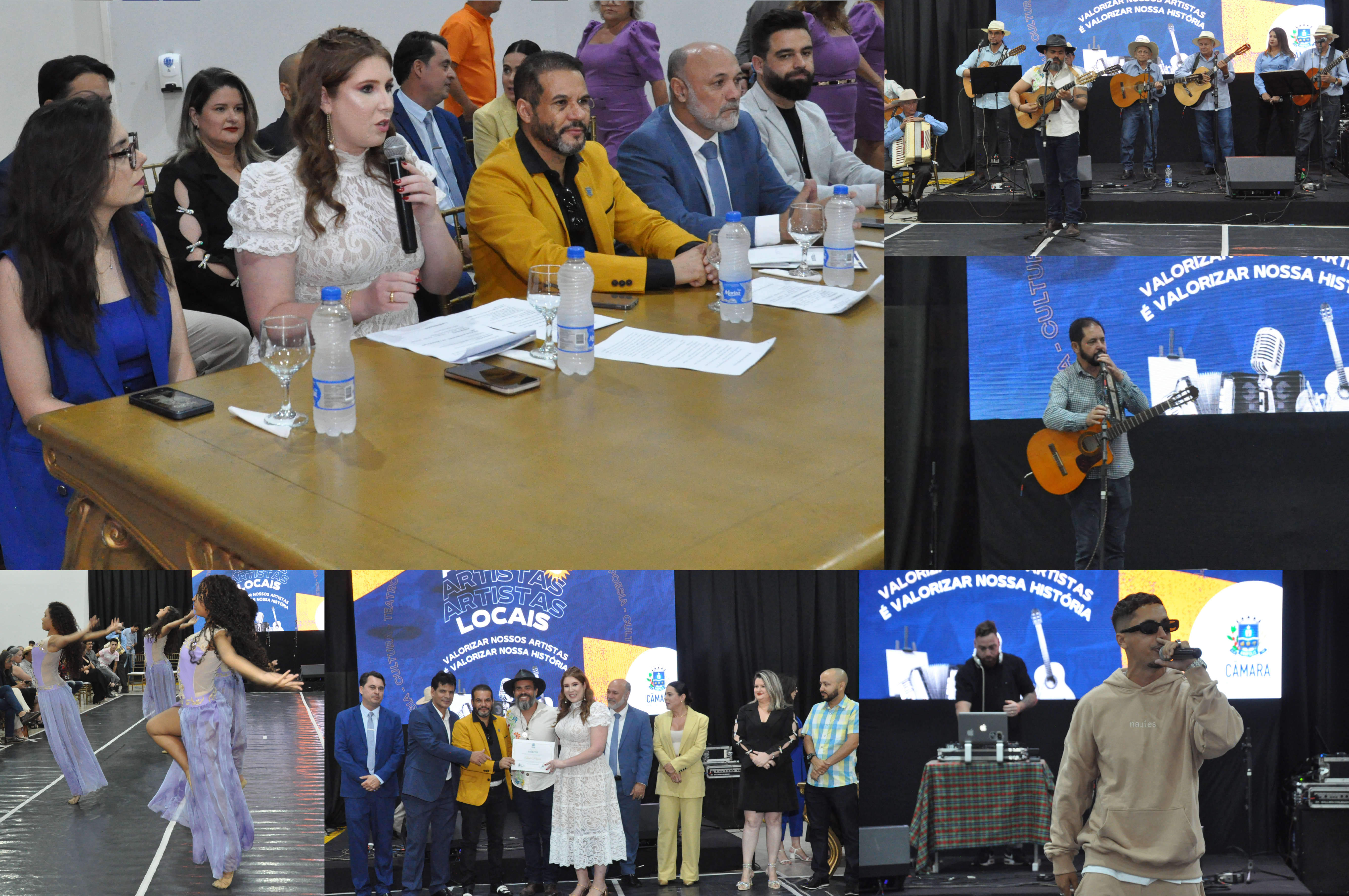 Câmara presta homenagem em reconhecimento aos artistas anapolinos 