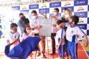 Câmara Municipal prestigia entrega da quadra poliesportiva na Escola Municipal Pastor Miguel Moreira Braga Câmara Municipal prestigia entrega da quadra poliesportiva na Escola Municipal Pastor Miguel Moreira Braga