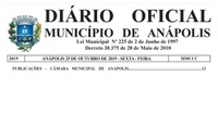Câmara publica atos no Diário Oficial do Município