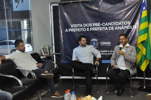 Câmara recebe pré-candidato a prefeito Márcio Corrêa, do Partido Liberal 