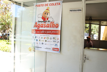 Câmara tem posto de coleta para a Campanha do Agasalho