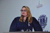Cleide destaca conscientização pelo fim da violência contra a mulher no Agosto Lilás
