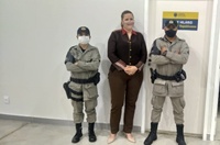 Cleide Hilário firma parceria com Patrulha Maria da Penha da Polícia Militar