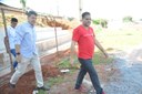 Domingos Paula inspeciona andamento das obras do Centro Esportivo do Jardim Progresso Domingos Paula inspeciona andamento das obras do Centro Esportivo do Jardim Progresso
