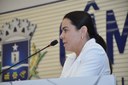 Dra. Trícia Barreto agradece parceria da Câmara com estudantes da Unievangélica Dra. Trícia Barreto agradece parceria da Câmara com estudantes da Unievangélica