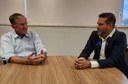 Em reunião com deputado Antônio Gomide, presidente Domingos garante emenda de R$ 500 mil para reforma de escola Em reunião com deputado Antônio Gomide, presidente Domingos garante emenda de R$ 500 mil para reforma de escola