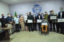 Empresários e presidente da ADA são homenageados por ações voluntárias durante pandemia Empresários e presidente da ADA são homenageados por ações voluntárias durante pandemia