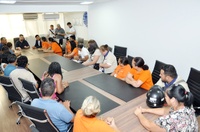 Funcionários do transporte coletivo pedem apoio a vereadores para demanda da categoria