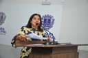 Professora Geli diz que não é contra novo distrito, mas vota contra projeto por questão técnica Professora Geli diz que não é contra novo distrito, mas vota contra projeto por questão técnica