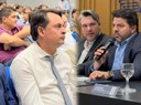 Jean Carlos cobra do Governo de Goiás avanços no saneamento básico da região Norte, e acompanha Márcio Corrêa no anúncio da elaboração do projeto de remodelação do transporte coletivo