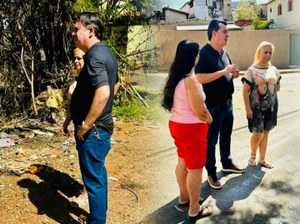 Jean Carlos visita área de erosão entre São Jorge e Frei Eustáquio e inclui demanda no planejamento da Frente Parlamentar de Defesa Civil