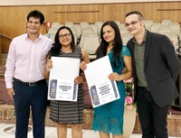 João da Luz confere Moção de Aplauso a intérprete de Libras na Assembléia de Deus Anápolis