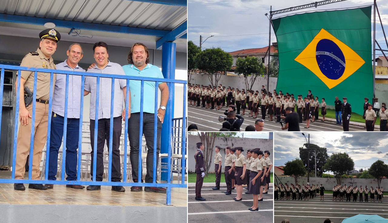 João Feitosa participa de solenidade de aposição de insígnias no Colégio Gabriel Issa