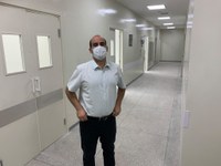 José Fernandes visita obras do novo Hospital Municipal, construído com participação direta da Câmara de Anápolis 