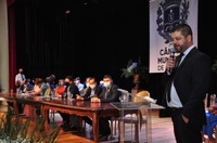 Leandro Ribeiro diz a vereadores empossados que “gestão da Câmara será coletiva”